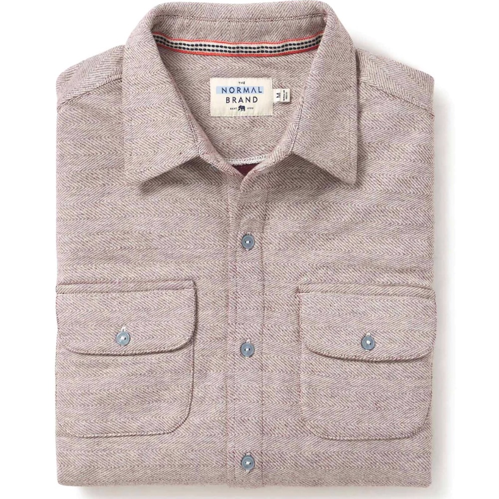 The Normal Brand Textured Knit Shirt - Size Large
